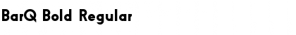 Download BarQ Bold Regular Font Title Preview
