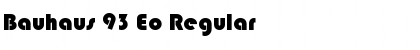 Download Bauhaus 93 Eo Regular Font Title Preview