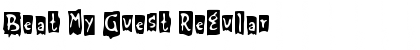 Download Beat My Guest Regular Font Title Preview