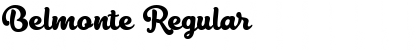 Download Belmonte Regular Font Title Preview