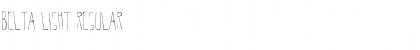 Download Belta Light Regular Font Title Preview