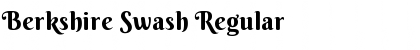 Download Berkshire Swash Regular Font Title Preview