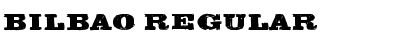Download Bilbao Regular Font Title Preview