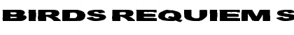 Download Birds Requiem Svart Regular Font Title Preview
