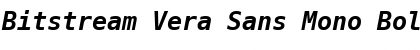 Download Bitstream Vera Sans Mono Bold Oblique Font Title Preview