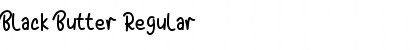 Download Black Butter Regular Font Title Preview