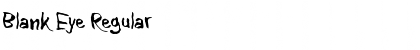 Download Blank Eye Regular Font Title Preview