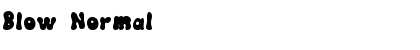 Download Blow Normal Font Title Preview