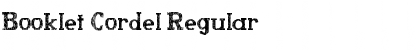 Download Booklet Cordel Regular Font Title Preview
