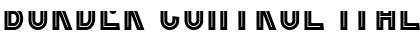Download Border Control Italic Font Title Preview