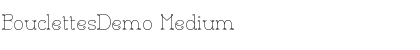 Download BouclettesDemo Medium Font Title Preview