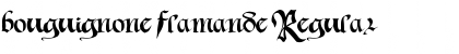 Download bouguignone flamande Regular Font Title Preview