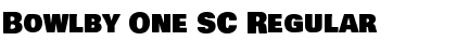 Download Bowlby One SC Regular Font Title Preview