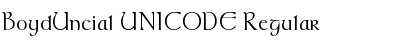 Download BoydUncial UNICODE Regular Font Title Preview