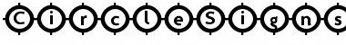 Download CircleSigns Regular Font Title Preview