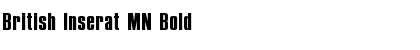 Download British Inserat MN Bold Font Title Preview