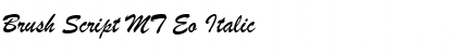 Download Brush Script MT Eo Italic Font Title Preview