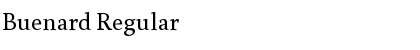 Download Buenard Regular Font Title Preview