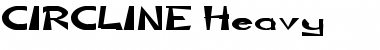 Download CIRCLINE Heavy Font Title Preview