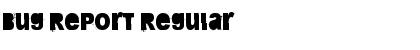 Download Bug Report Regular Font Title Preview