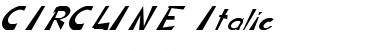 Download CIRCLINE Italic Font Title Preview