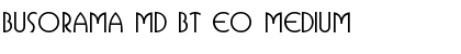 Download Busorama Md BT Eo Medium Font Title Preview