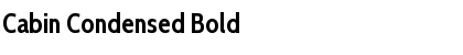 Download Cabin Condensed Bold Font