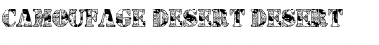 Download Camoufage Desert Desert Font Title Preview