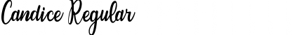 Download Candice Regular Font Title Preview