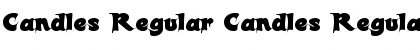 Download Candles Regular Candles Regular Font Title Preview