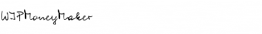 Download WIPMoneyMaker Regular Font Title Preview