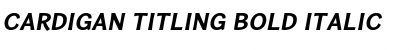 Download Cardigan Titling Bold Italic Font Title Preview