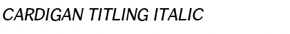 Download Cardigan Titling Italic Font Title Preview