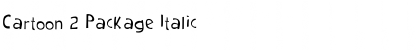 Download Cartoon 2 Package Italic Font Title Preview