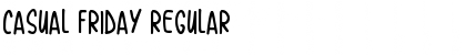 Download Casual Friday Regular Font Title Preview