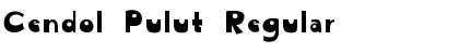 Download Cendol Pulut Regular Font Title Preview