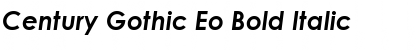 Download Century Gothic Eo Bold Italic Font