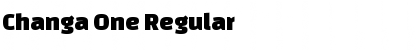 Download Changa One Regular Font Title Preview