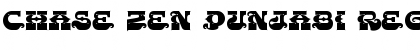 Download CHASE ZEN PUNJABI Regular Font Title Preview