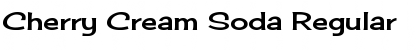 Download Cherry Cream Soda Regular Font Title Preview