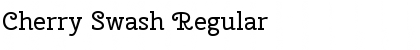 Download Cherry Swash Regular Font Title Preview
