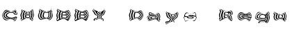 Download CHUBBY Days Regular Regular Font Title Preview