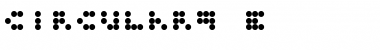 Download CIRCULAR9 E Font Title Preview