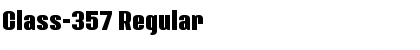 Download Class-357 Regular Font Title Preview