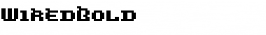 Download WiredBold Regular Font Title Preview