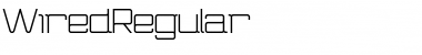 Download Wired Regular Font Title Preview
