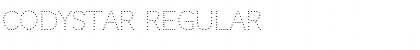 Download Codystar Regular Font Title Preview