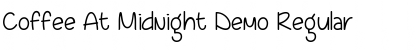 Download Coffee At Midnight Demo Regular Font Title Preview