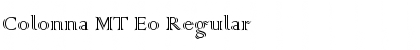 Download Colonna MT Eo Regular Font Title Preview