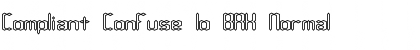 Download Compliant Confuse 1o BRK Normal Font Title Preview